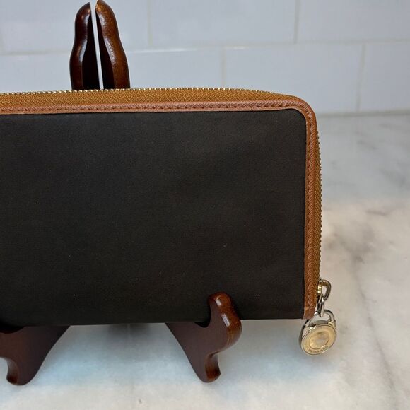 Michael Kors Nylon Leather Full Zip Continental Wallet - Picture 6 of 15